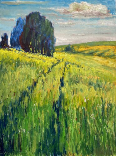 Summer Field von Vasily Kulchenko, Malerei kaufen auf Singulart