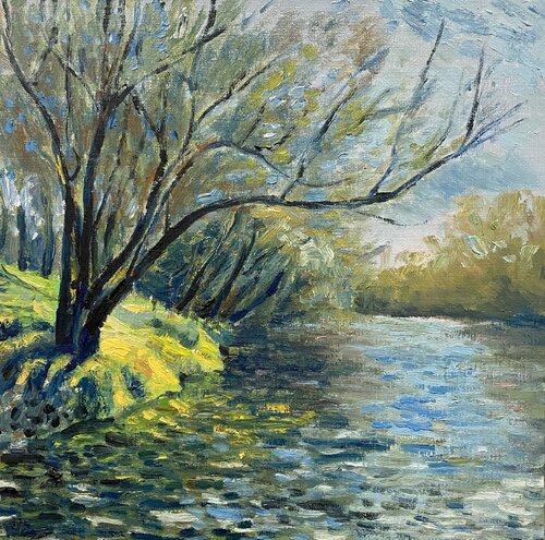 Murray River in Pinjarra van Vasily Kulchenko, Schilderij te koop op Singulart
