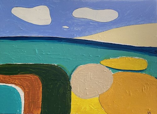 Ocean coast van Vasily Kulchenko, Schilderij te koop op Singulart