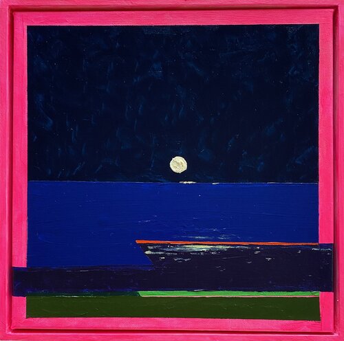 Night at the lake Vasily Kulchenko