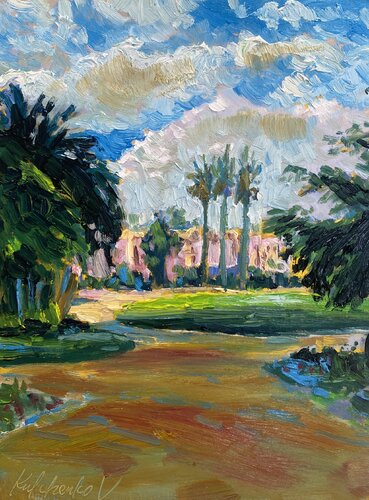 At Supreme Court Gardens von Vasily Kulchenko, Malerei kaufen auf Singulart