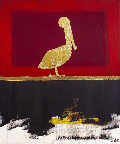 Heraldically Correct Pelican van Joaquín Acevedo, Schilderij te koop op Singulart