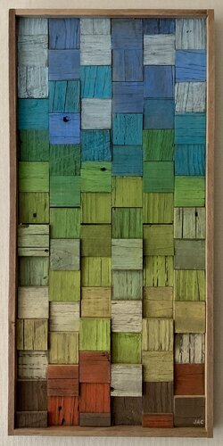 África geométrico di Joaquín Acevedo, Pittura in vendita su Singulart