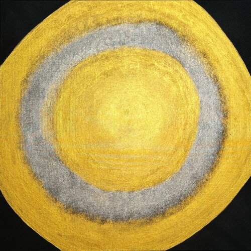 Der golden-silberne Kreis di Ben Plaumann, Pittura in vendita su Singulart