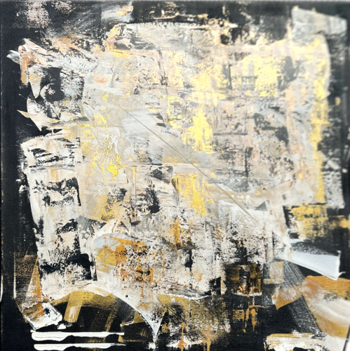 Goldene Stille / Teil der Kunstmesse "INC art" fair Bodensee di Ben Plaumann, Pittura in vendita su Singulart