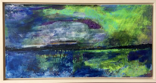 Aurora borealis von Annette Gesine Rathjen, Malerei kaufen auf Singulart