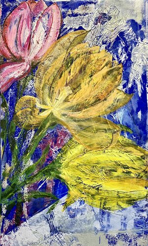 O.T. - Tulips de Annette Gesine Rathjen, Pintura a la venta en Singulart