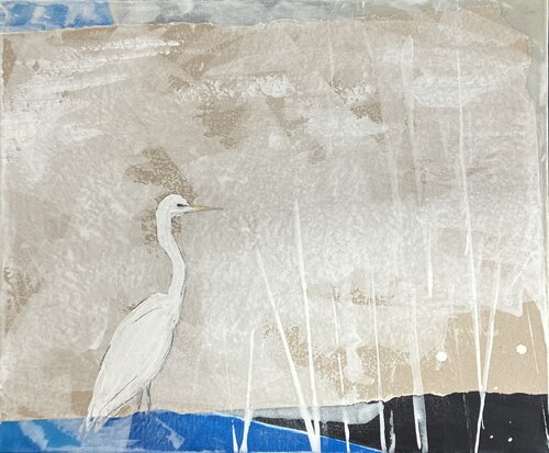 Kranich de Annette Gesine Rathjen, Pintura a la venta en Singulart