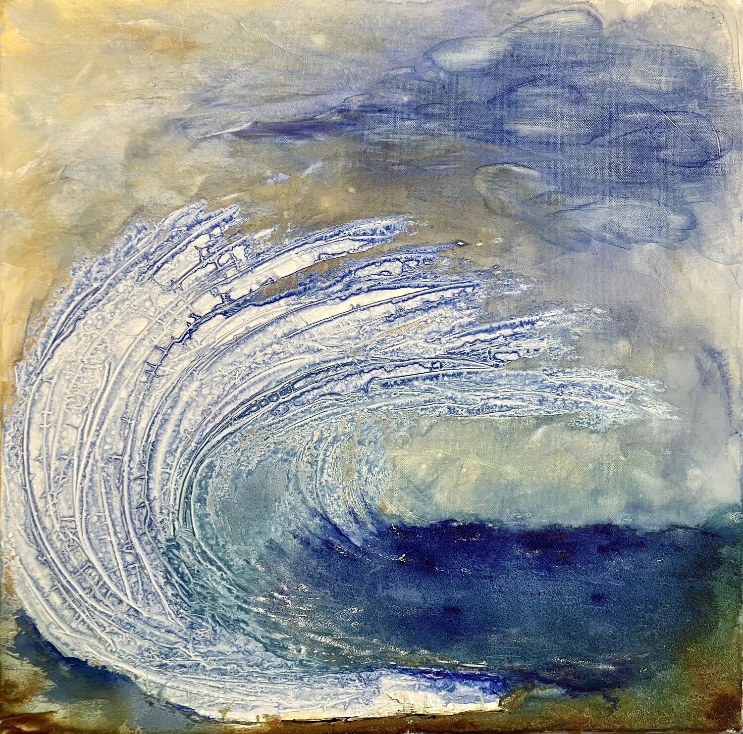 Struktur und Farbe - Landschaft Annette Gesine Rathjen