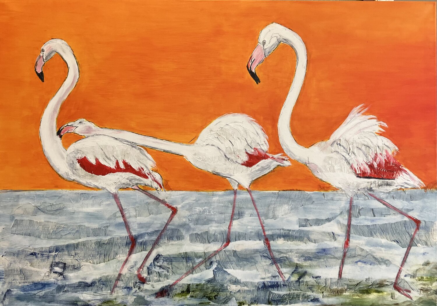 Flamingos Annette Gesine Rathjen