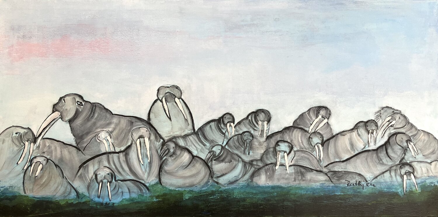 family and friends Annette Gesine Rathjen Origineel schilderij te koop