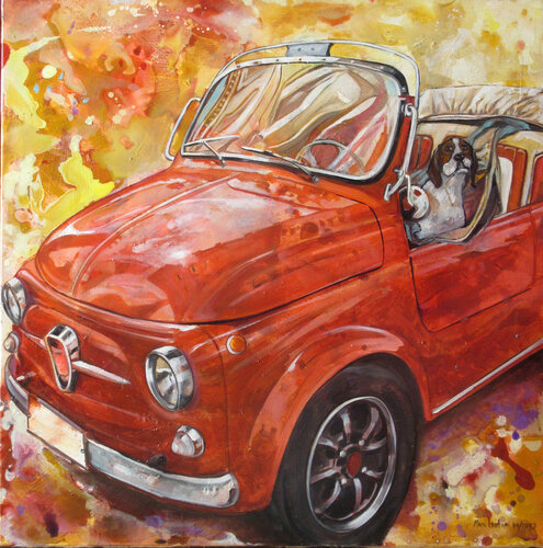 Il guardiano by Mara Isolani, Painting for Sale on Singulart