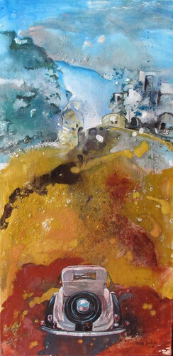 Viaggio fantastico #2 by Mara Isolani, Painting for Sale on Singulart