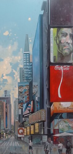 Alba a New York by Mara Isolani, Painting for Sale on Singulart