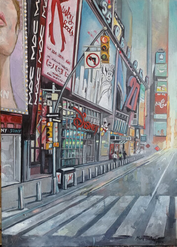 Alba a New York by Mara Isolani, Painting for Sale on Singulart