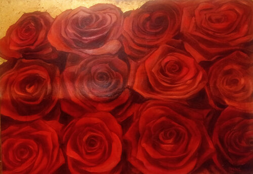 Folla di rose von Mara Isolani, Malerei kaufen auf Singulart
