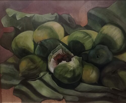 cesto di fichi by Mara Isolani, Painting for Sale on Singulart