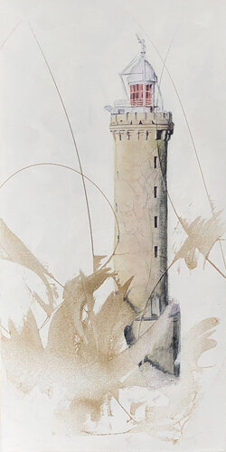 Le Phare de Kéréon von Alain Abramatic, Malerei kaufen auf Singulart