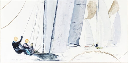Championnat de Norfolk de canot à voile di Alain Abramatic, Pittura in vendita su Singulart