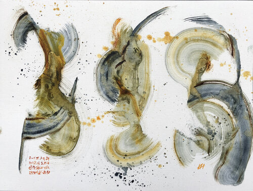 Danses acrobatiques von Alain Abramatic, Werk auf Papier kaufen auf Singulart