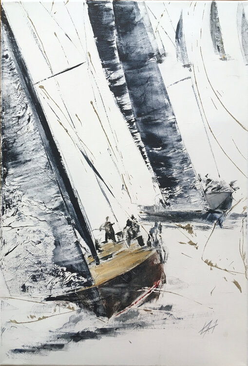 Bateaux Imoca en régate Alain Abramatic