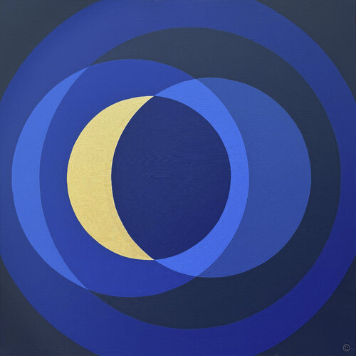 Blue. Silence. And space to be von Laura Rota, Malerei kaufen auf Singulart