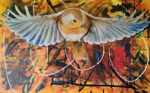 Golden Love van Willem Vos, Schilderij te koop op Singulart