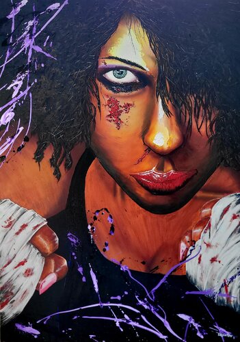 The Unbroken Warrior van Willem Vos, Schilderij te koop op Singulart