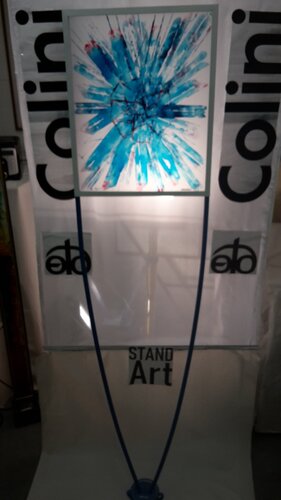 " Blue Cristall" di eto Colini, Pittura in vendita su Singulart