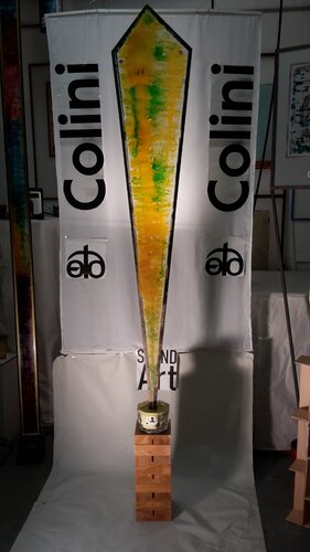 " Aufstrebenes Gelb" Citrus von eto Colini, Malerei kaufen auf Singulart