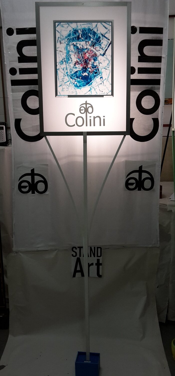 STAND Art Objekt: " Blaues Blut " eto Colini