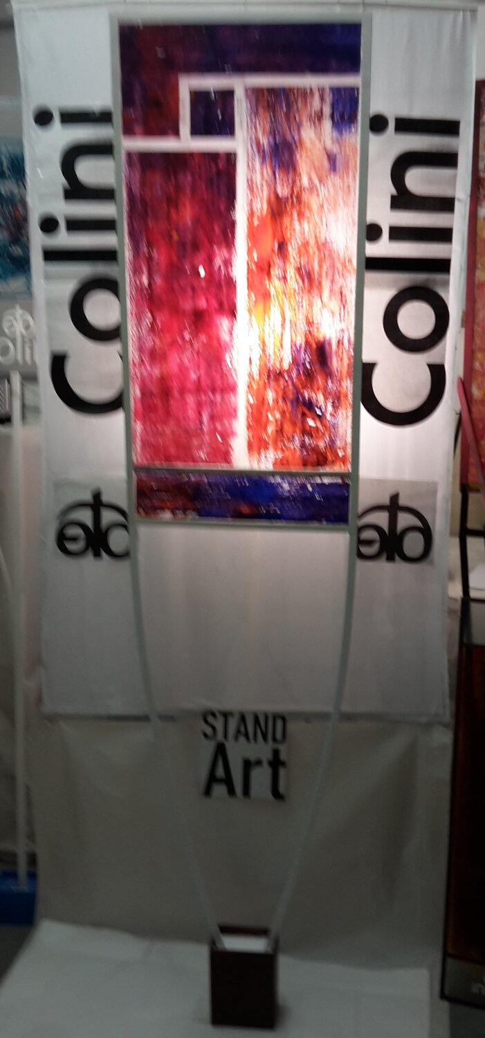 STAND Art Collage: "Strip / Long 8/9(1 Gewandelt" eto Colini