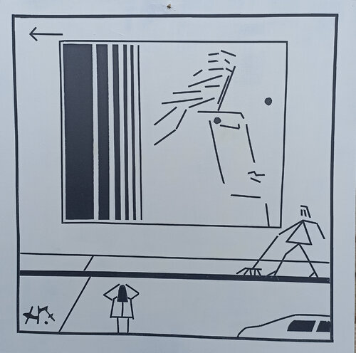 Wall art 3 looker von Harry FENNEY, Malerei kaufen auf Singulart