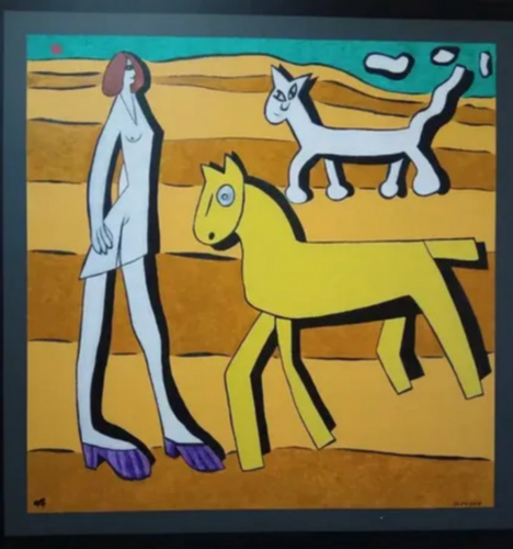 Retro horse van Harry FENNEY, Schilderij te koop op Singulart