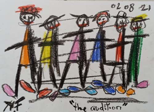 The audition by Harry FENNEY, 종이 for Sale on Singulart