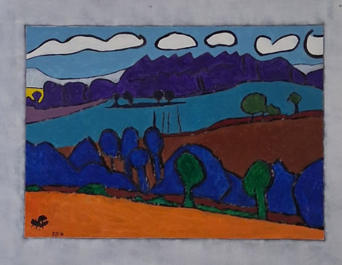 Pres d'ici di Harry FENNEY, Pittura in vendita su Singulart