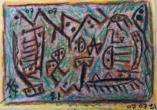 Centipede van Harry FENNEY, Werk op papier te koop op Singulart