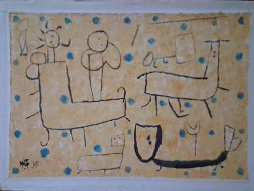 field trees 1995 von Harry FENNEY, Malerei kaufen auf Singulart