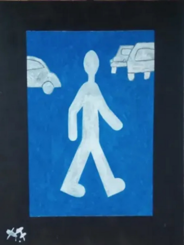 Gardian of the carpark von Harry FENNEY, Malerei kaufen auf Singulart