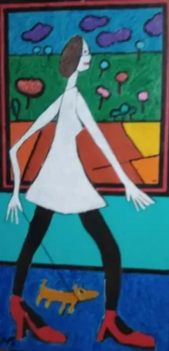 A walk through the arcade No 1 by Harry FENNEY, 회화 for Sale on Singulart