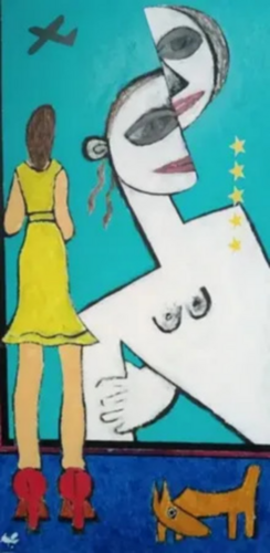A walk through the arcade No 8 by Harry FENNEY, Painting for Sale on Singulart
