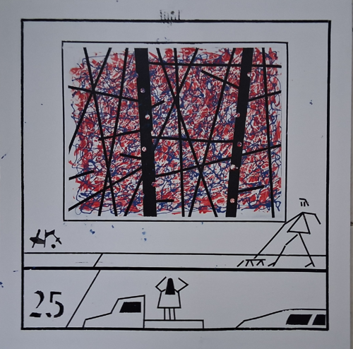 Wall art 25 par Harry FENNEY, Peinture en vente sur Singulart
