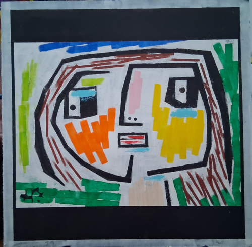 Girl with brown hair van Harry FENNEY, Schilderij te koop op Singulart