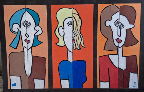 Canteen 2017 van Harry FENNEY, Schilderij te koop op Singulart