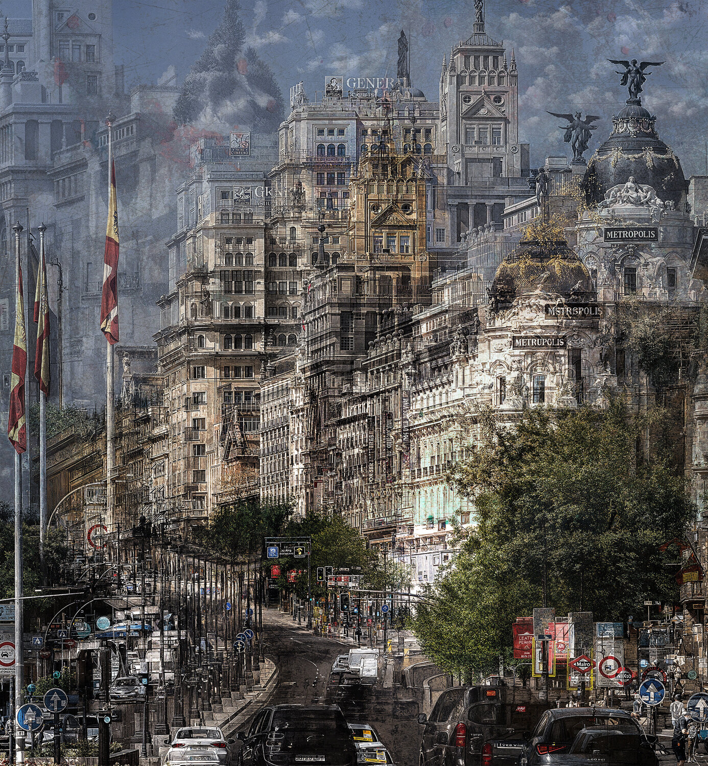 MADRID DESDE CIBELES KAVI SANCHEZ