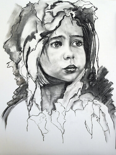 LE CINEMA D'EMY van Marlène REGAZZONI, Tekening te koop op Singulart