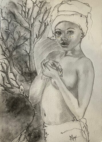 ALL WE NEED ... von Marlène REGAZZONI, Zeichnungen kaufen auf Singulart