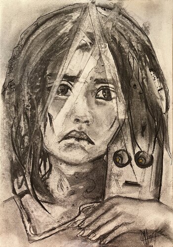 MY DOLL van Marlène REGAZZONI, Tekening te koop op Singulart