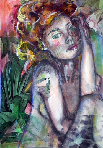 INSTINCT par Marlène REGAZZONI, Œuvre sur papier en vente sur Singulart
