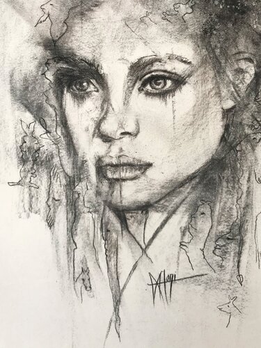 SO FAR AWAY van Marlène REGAZZONI, Tekening te koop op Singulart
